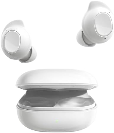 SAMSUNG Galaxy Buds Fan Edition(FE) SM-R400, Active Noise-Cancelling, Wireless Bluetooth v5.2 Earbuds, Android 8.0 and Up - (White)