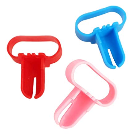 Toyvian Balloon Tying Tool - 3Pcs Tying Clips Knots for Helium Balloons Blower, Balloon Column Arches, Faster and Save Time