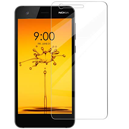 [3-Pack] JUMPY for Nokia 3.1 / Nokia 3 2018 Screen Protector, 9H Hardness Premium Tempered Glass with Lifetime Replacement Warranty