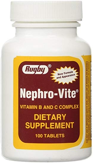 Nephro-Vite Tablets, 100 Count Per Bottle (3 Pack)