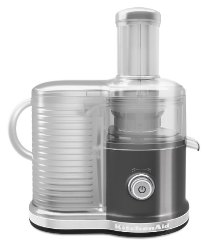 KitchenAid KVJ0333QG Easy Clean Juicer, Liquid Graphite