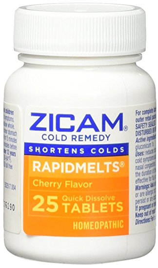Zicam Cold Remedy RapidMelts, Cherry, Quick Dissolve Tablets, 25 tablets