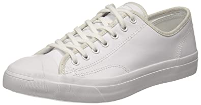 Converse Unisex's White Leather Sneakers- 7 UK/India (40 EU) (8907788079292)