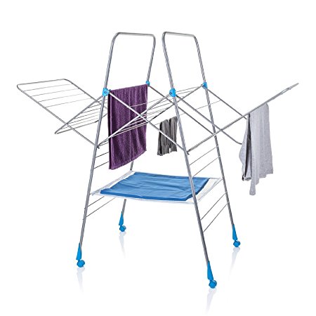 Minky Multidry Indoor Airer, 25m drying space, Silver