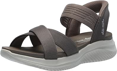 Skechers Women's Ultra Flex 3.0-Never Netter Hands Free Slip-ins Sandal