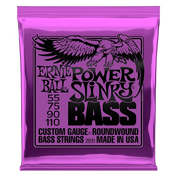 Ernie Ball Power Slinky Nickel Wound Bass Set, .055 - .110