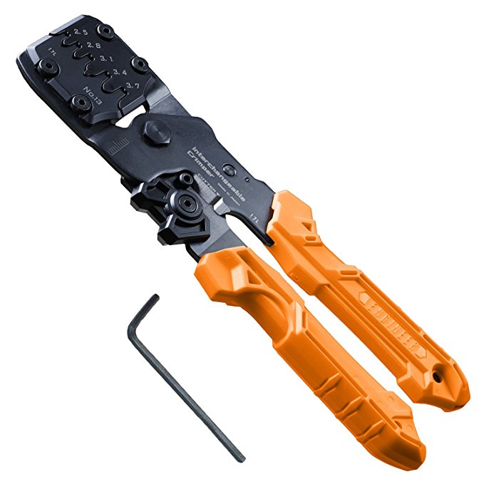 Engineer PAD-13 Precision Open Barrel Crimping Tool With Interchangeable Die System