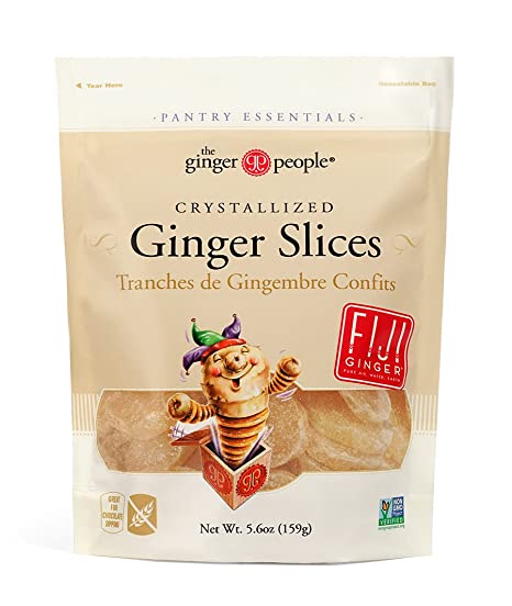 The Ginger People Crystallized Ginger Slices, 5.6 Oz