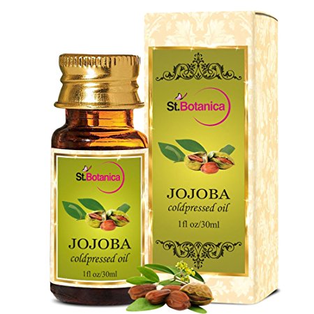 StBotanica Jojoba Oil 30ml - 100% Pure ColdPressed Oil of Highest Quality For Hair, Skin