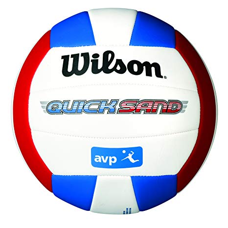 Wilson Quicksand Spike Volleyball, Orange/Green