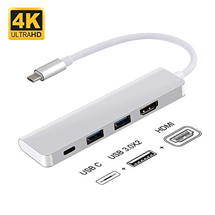 LC-dolida Cable-4in1 USB C Hub HDMI Adapter with 2 USB 3.0 for Samsung Dex Desktop Experience