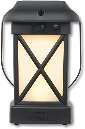 Thermacell Cambridge Mosquito Repellent Patio Shield Lantern; 15' X 15' Foot Zone of Protection Effectively Repels Mosquitoes; Functions as Lantern and/or Repellent; Ideal for the Deck, Patio or Back Yard
