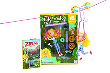 GoldieBlox Girl Inventor Zipline Action Figure