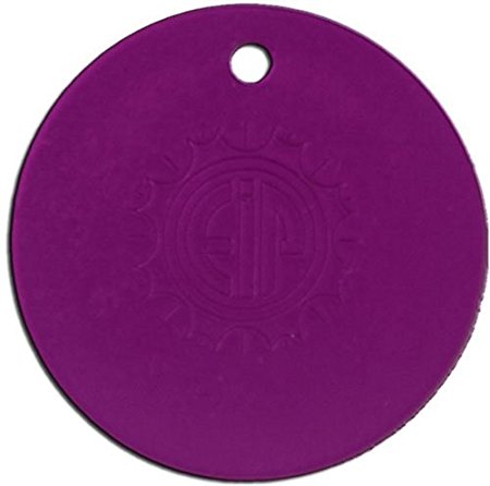 EMF Nikola Tesla Purple Energy Plate - Round Large Pendant