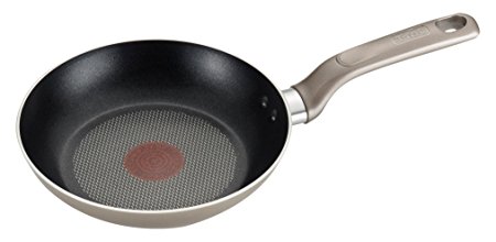 T-fal C7160564 Excite Nonstick Thermo-Spot Dishwasher Safe Oven Safe Fry Pan Cookware, 10.25-Inch, Gold