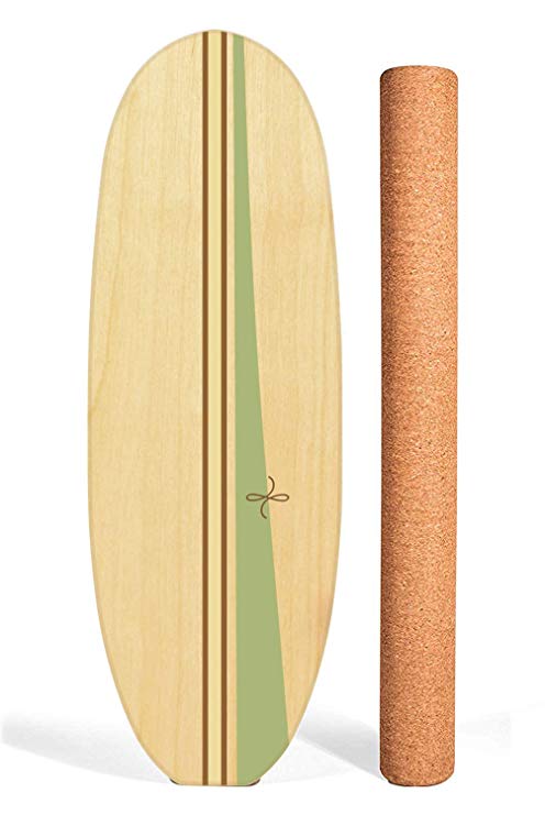Ebb and Flo by GoofBoard Surfing Balance Board - Perfect for SUP/Paddle Board/Kite/Longboard - Top Rated of All Balance Boards for Surfers - Flo-Blocks Included for Easy/Safe Start-Up
