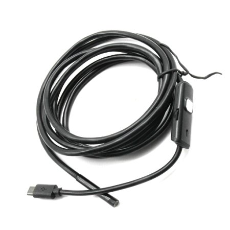TrendBox 2M 78" 5.5mm Waterproof IP67 Android Lens 6 LED Endoscope Inspection Camera Micro USB Cable For Android Smartphones