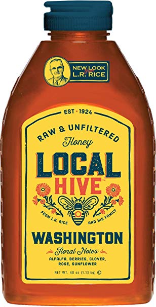 Local Hive Washington Raw & Unfiltered Honey, 40oz