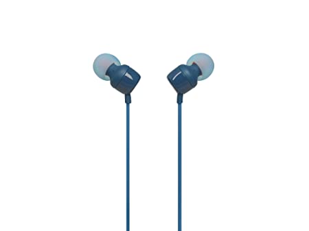 JBL TUNE 110 - In-Ear Headphone with One-Button Remote - Blue