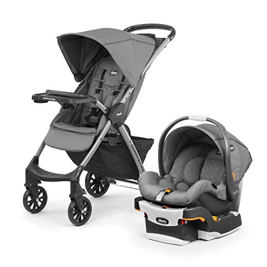 Chicco Mini Bravo Plus Travel System, Slate