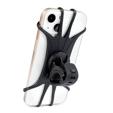 Hoovy Stroller Phone Mount | Silicone Stroller Phone Holder | Cell Phone Holder for Strollers, Shopping Carts, or Handlebars | Phone Holder Mount for Strollers