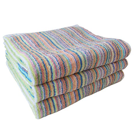 CYBERL "Samurai Rainbow" Bath Towel, Set of 3