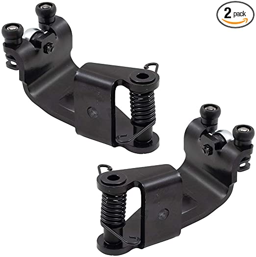 BROCK Pair Power Sliding Door Rollers for 11-17 Honda Odyssey Center Rail Male Rollers Hinge Set Replacement 72561TK8A11 72521TK8A11
