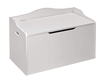 Bench Top Toy Box - White