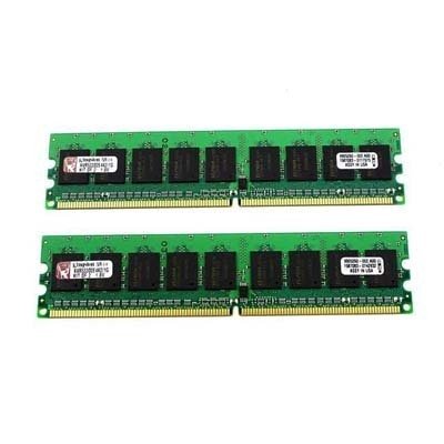 Kingston ValueRAM 4GB Kit 2x2GB 667MHz DDR2 DIMM 240-pin Desktop Memory KVR667D2K2 4GR Retail 4 GB