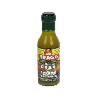Bragg's Ginger & Sesame Salad Dressing 12 OZ(Pack of 3)