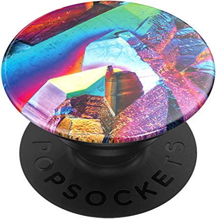 PopSockets PopGrip: Swappable Grip for Phones & Tablets - Rainbow Gem Gloss