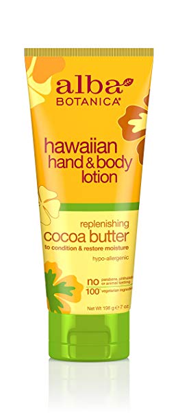 Alba Botanica Replenishing Cocoa Butter Hawaiian Hand & Body Lotion, 7 oz.