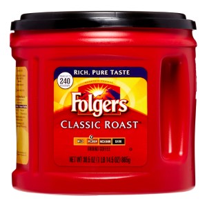 Folgers Classic Roast Ground Coffee Medium, 30.5 OZ