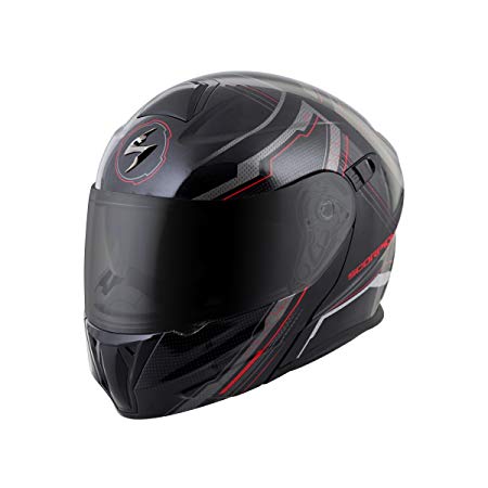 ScorpionExo EXO-GT920 Full Face Modular Helmet (Satellite Red, XXX-Large)