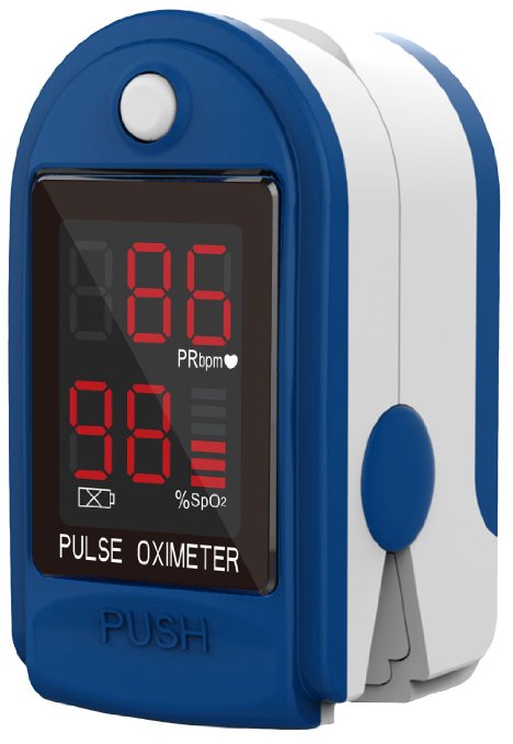 ClinicalGuard® CMS-50DL Pulse Oximeter   Soft Case Combo Pack