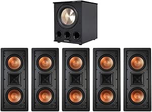 Klipsch 5.1 in-Wall System with 5 R-5502W II, 1 PL-300