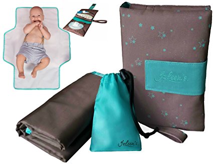Yoleen's Portable Diaper Changing Station: Stylish Diaper Clutch with Extra Large Full Body Changing Pad suitable for Newborns and Toddlers   Drawstring Pacifier Bag  eBook