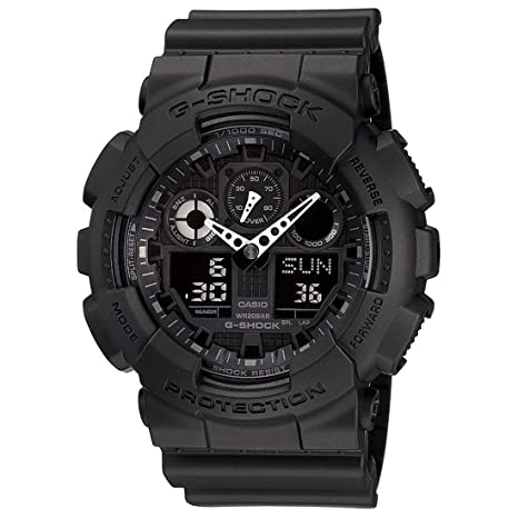 Casio G-Shock Analog-Digital Black Dial Men's Watch - GA-100-1A1DR (G270)