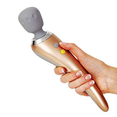 Yarosi Pro Best Massage Wand Most Powerful Premium Handheld Massager by Alessandro Yarosi | Cordless Waterproof Rechargeable Memory and Travel Lock Functions | For Muscle Aches & Sports Recovery Gold