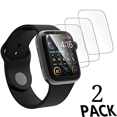 (2Pack) for iWatch Screen Protector 38mm, for iWatch Tempered Glass Screen Protector, Anti-Scratch Scratch Resistant Scratch-Proof Screen Film Compatible with Apple iWatch 38mm Series