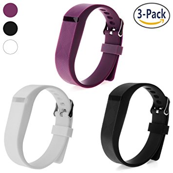 For Fitbit Flex Bands with Buckle, Austrake Replacement Wristband For Fitbit Flex Silicone Strap and Clasp for Women Men Kids