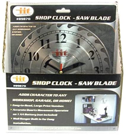 IIT 89870 Shop Clock - Saw Blade