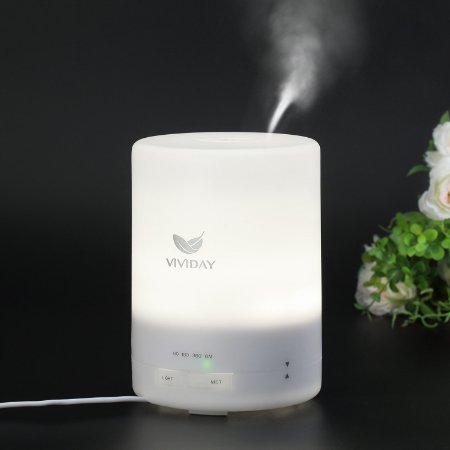 Vividay 300ml Aroma Diffuser Ultrasonic Humidifier -Warm White