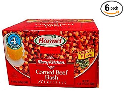Hormel Mary's Kitchen Corned Beef Hash, 14 ounce, 6 Count
