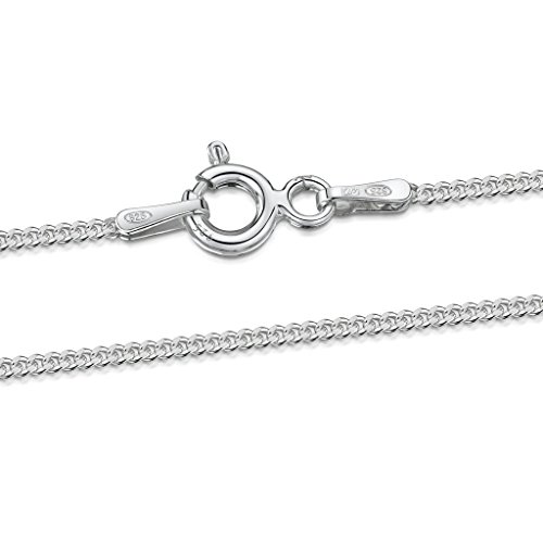 Amberta 925 Sterling Silver Chain for Children - 4 to 12 years old - 14 inch