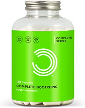 BULK POWDERS Complete Nootropic Capsules, Pack of 180