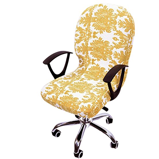 Freahap Chair Cover Stretchable Removable Computer Office Swivel Chair Cover #2
