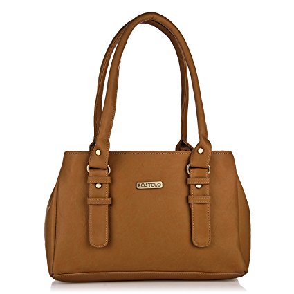 Fostelo Women's Handbag (Tan,Fsb-551)
