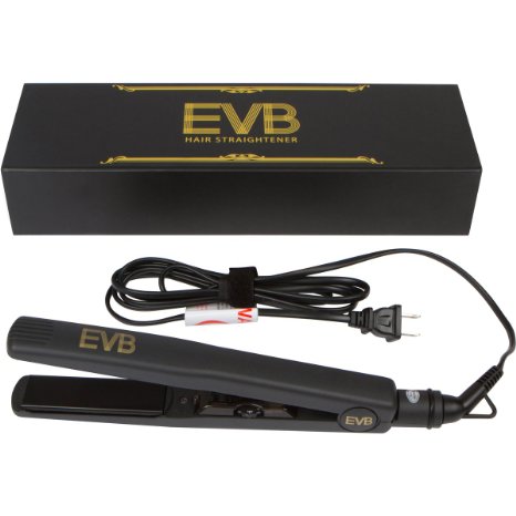 EVB Proline Ceramic-Tourmaline Ion Flat Iron Hair Straightener