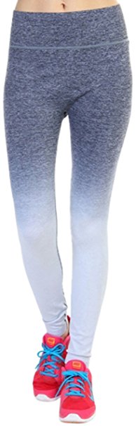 ToBeInStyle Women's Seamless Ombre Active Leggings